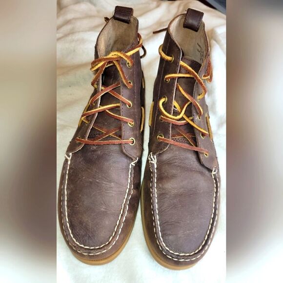 Polo Ralph Lauren Leather Barrott Boots, Men\'s sz 10.5, Brown . main image 6